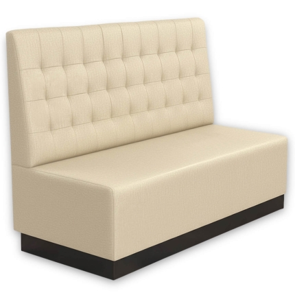 Horeca-Eetbank-NAPOLI-Creme-Stof-150-cm