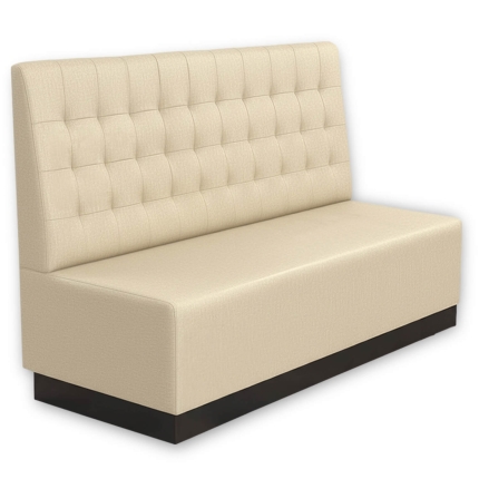 Horeca-Eetbank-NAPOLI-Creme-Stof-160-cm