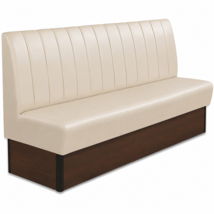 Horeca-Eetbank-SAFRAN-Creme-Kunstleer-200-cm