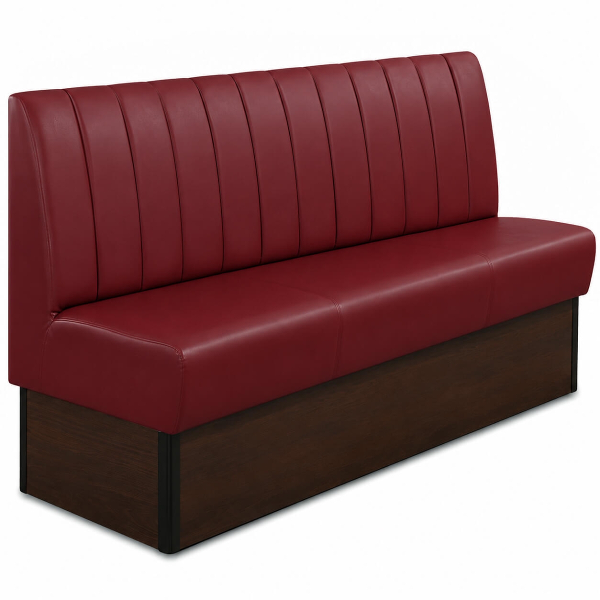 Horeca-Eetbank-SAFRAN-Zwart-Kunstleer-200-cm