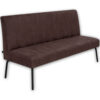 Horeca-Eetbank-Themis-Microvezel-Bruin-180-cm