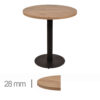 Horeca-Tafel-Rond-Madrid-K3-60-Cm-Met-Onderstel-B-320