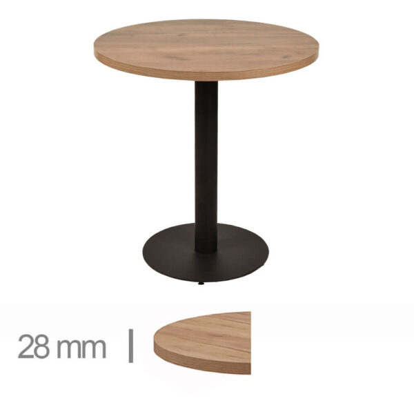 Horeca-Tafel-Rond-Madrid-K3-60-Cm-Met-Onderstel-B-320