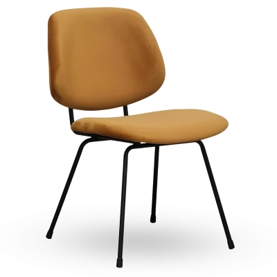 Horeca-Stoel-VelvetFluweel-Bello-Oker