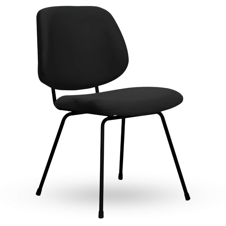 Horeca-Stoel-VelvetFluweel-Bello-Zwart