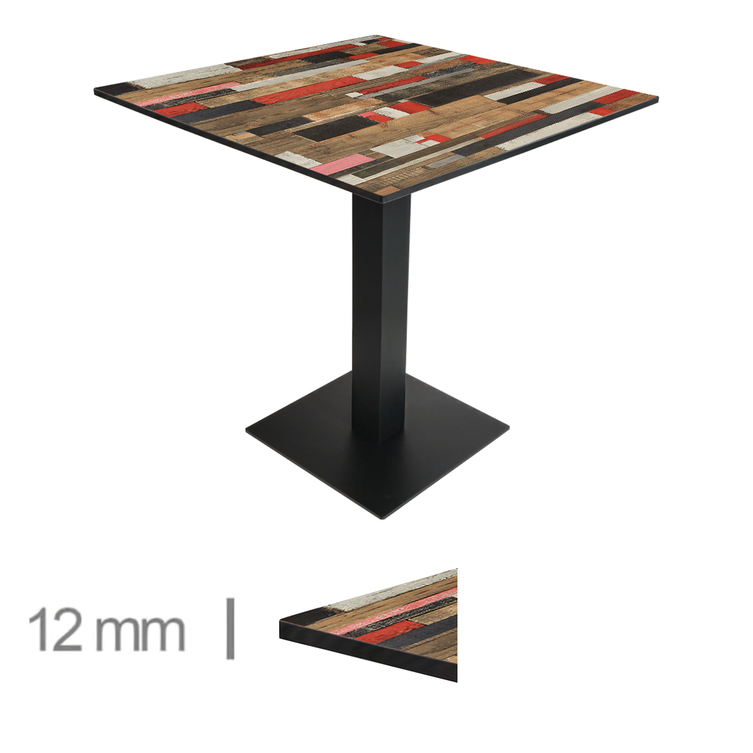 Horeca-Terrastafel-TAVOLUX-REDDENWOOD-60x60 cm