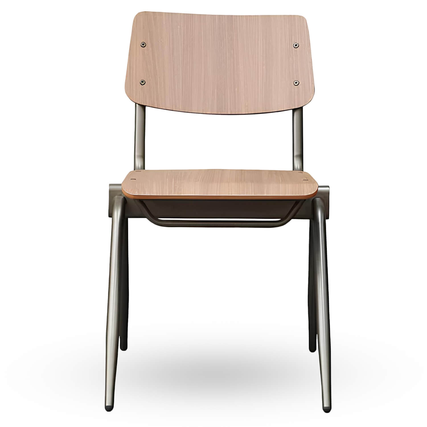 Stapelbare-Schoolstoel-OXFORD-Wenge-Hout-V Stapelbare-Schoolstoel-OXFORD-Wenge-Hout-V