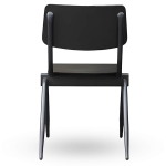 Stapelbare-Schoolstoel-OXFORD-Zwart-Hout-A