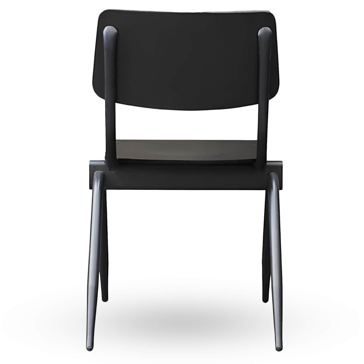 Stapelbare-Schoolstoel-OXFORD-Zwart-Hout-A Stapelbare-Schoolstoel-OXFORD-Zwart-Hout-A