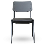 Stapelbare-Schoolstoel-OXFORD-Zwart-Hout-V