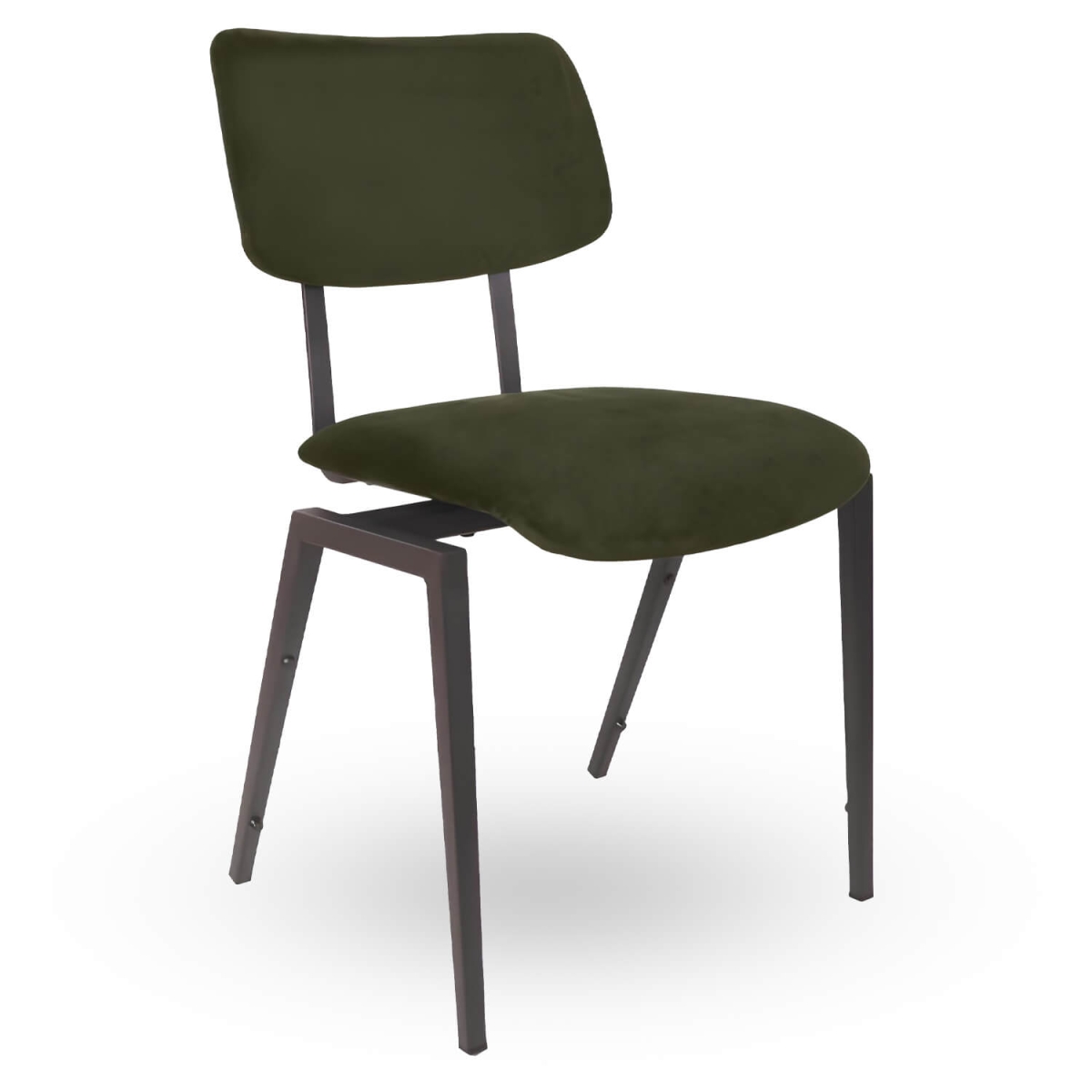 Stapelbare-Schoolstoel-URBAN-Hunter-Velvet-Fluweel Stapelbare-Schoolstoel-URBAN-Hunter-Velvet-Fluweel