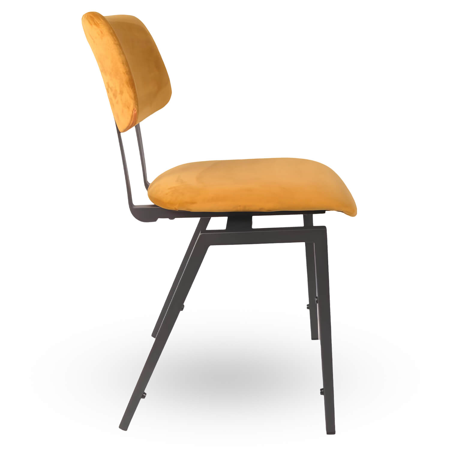 Stapelbare-Schoolstoel-URBAN-Oker-Velvet-Fluweel-Z Stapelbare-Schoolstoel-URBAN-Oker-Velvet-Fluweel-Z