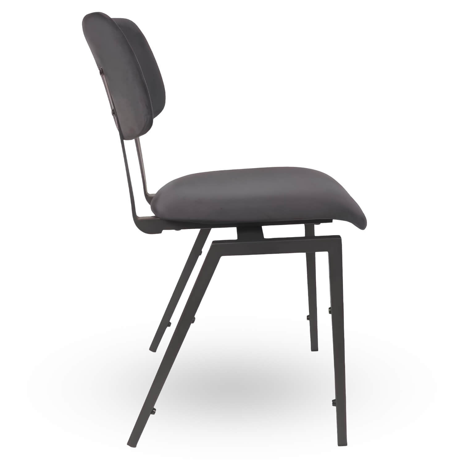 Stapelbare-Schoolstoel-URBAN-Zwart-Velvet-Fluweel-Z Stapelbare-Schoolstoel-URBAN-Zwart-Velvet-Fluweel-Z